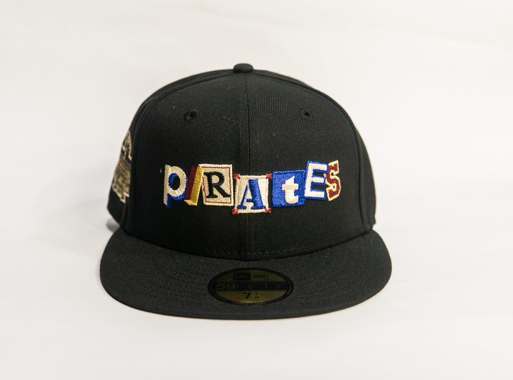 Pittsburgh Pirates Black Metallic Letters Edition