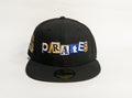 Pittsburgh Pirates Black Metallic Letters Edition