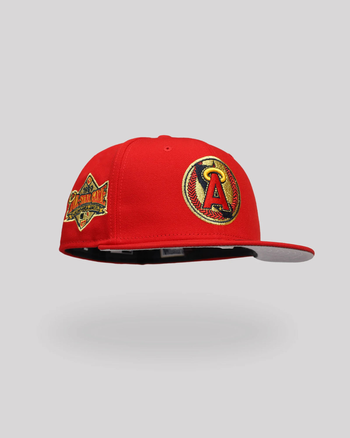 Gorra 59FIFTY Anaheim Angels All-Star Game 1989 – Roja / Dorado