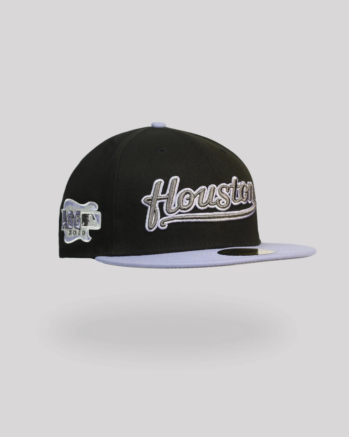 Gorra 59FIFTY Houston Astros Script Houston – Negra / Lila Imagen principal del producto