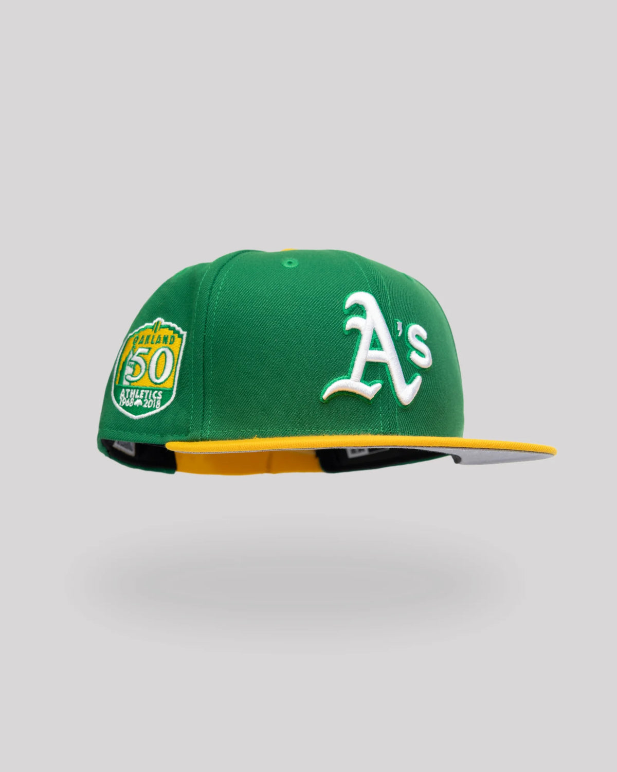 Gorra 59FIFTY Oakland Athletics 50th Anniversary – Verde / Dorado Imagen principal del producto
