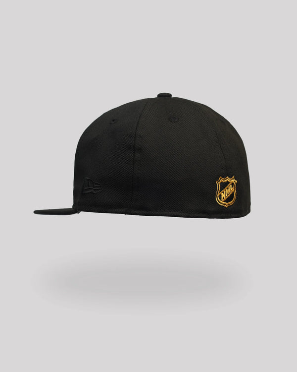Gorra 59FIFTY Chicago Blackhawks Black – Negra – vista trasera/lateral