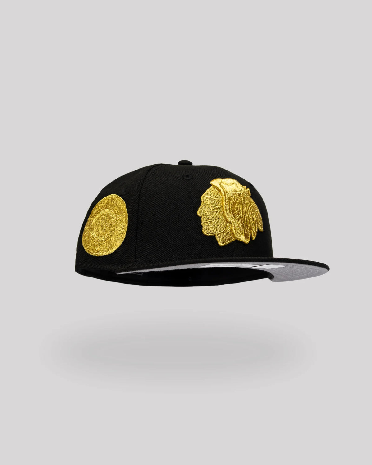 Gorra 59FIFTY Chicago Blackhawks Gold Edition – Negra / Dorado Imagen principal del producto