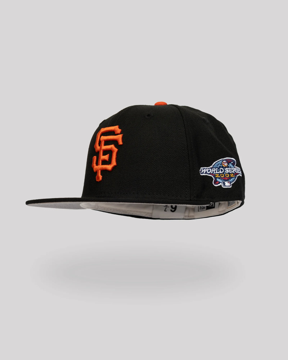 Gorra New Era 59FIFTY San Francisco Giants negra con parche Serie Mundial 2002