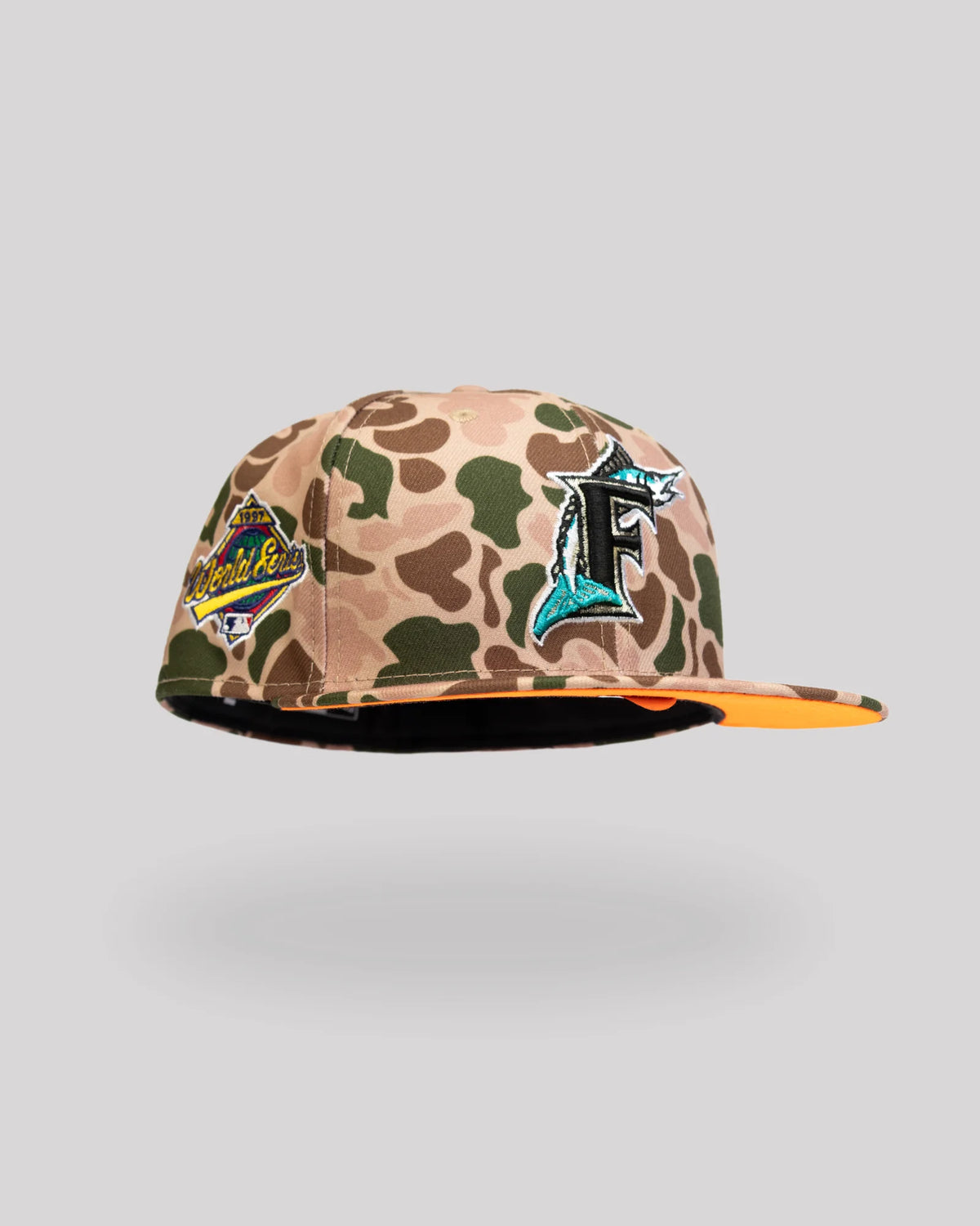 Gorra 59FIFTY Florida Marlins Duck Camo Serie Mundial 1997 – Camuflado