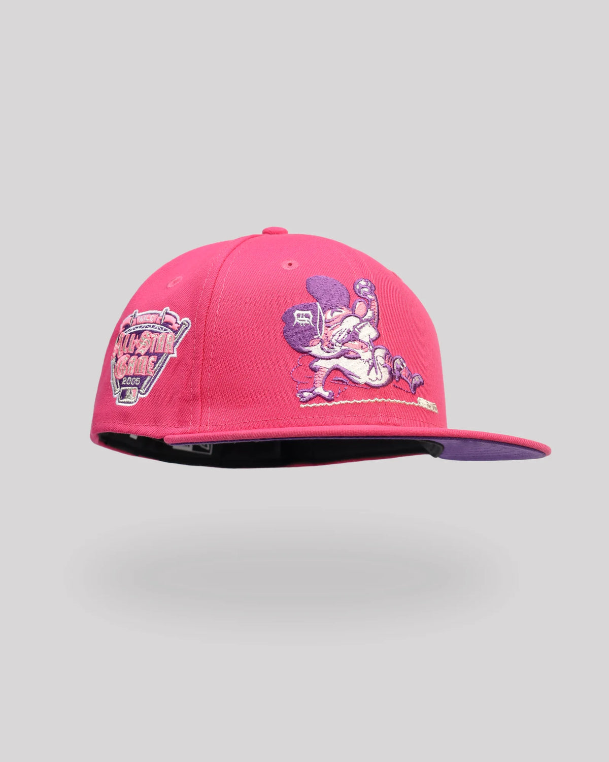 Gorra 59FIFTY Detroit Tigers Mascot All-Star Game 2005 – Rosada / Morada
