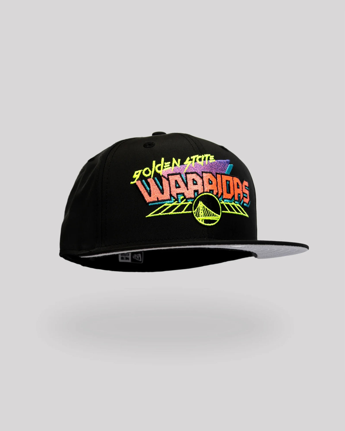 Gorra 59FIFTY Golden State Warriors Arcade – Negra / Neón