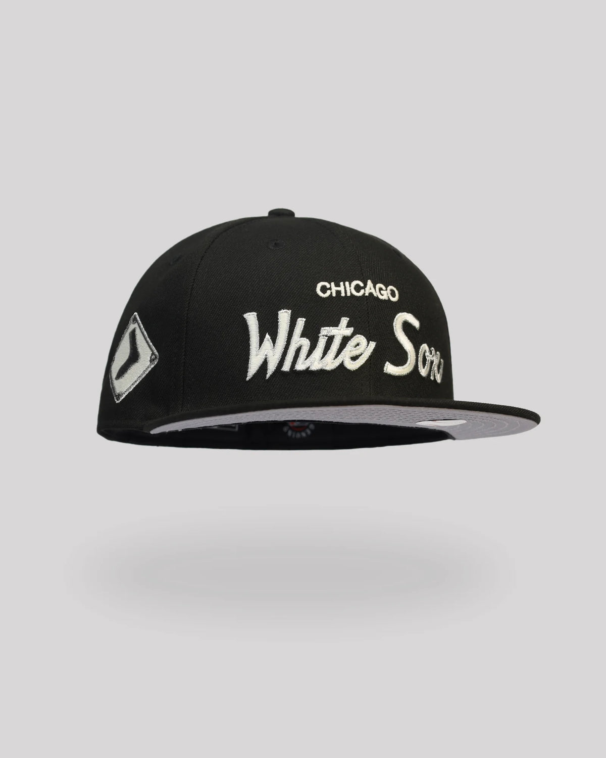 Gorra 59FIFTY Chicago White Sox Script Glow in the Dark – Negra